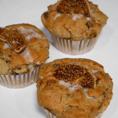 ブランデー×ドライイチヂクのマフィン～ソイクリーム入り～